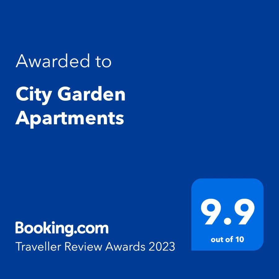 City Garden Apartments Bukares Bagian luar foto